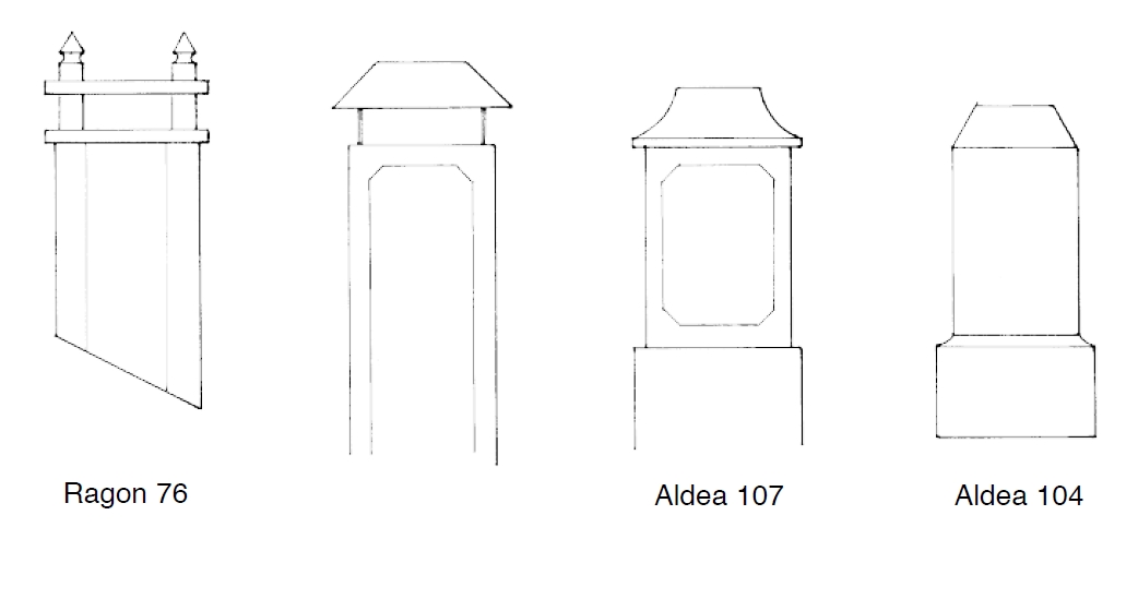 Figura 69. Ragon 76 – Covas. Aldea 107 – Covas. Aldea 104 – Covas