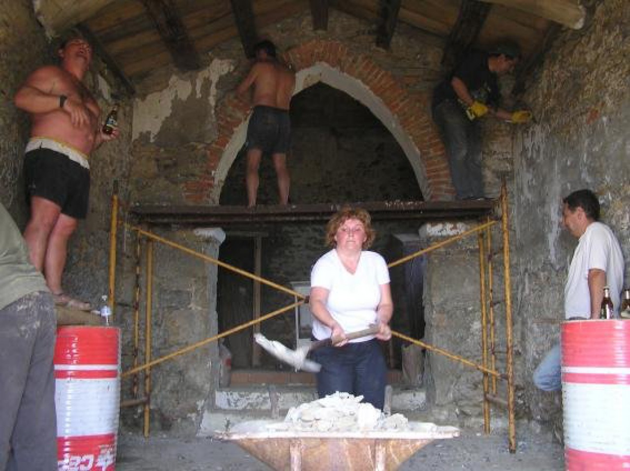 Trabajos restauración ermita S.C. Año 2004